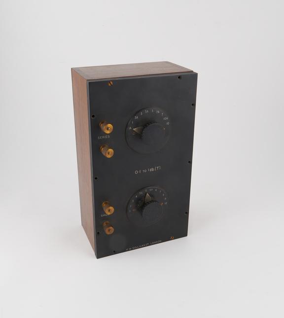 Attenuator box, by H.W. Sullivan Ltd., London, 0.1-1db (T)