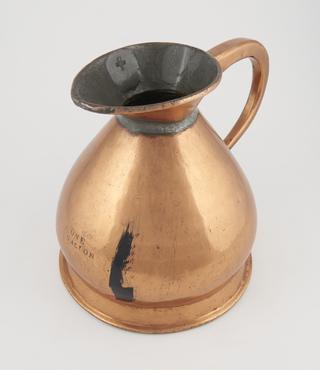 Copper wine and spirit measure