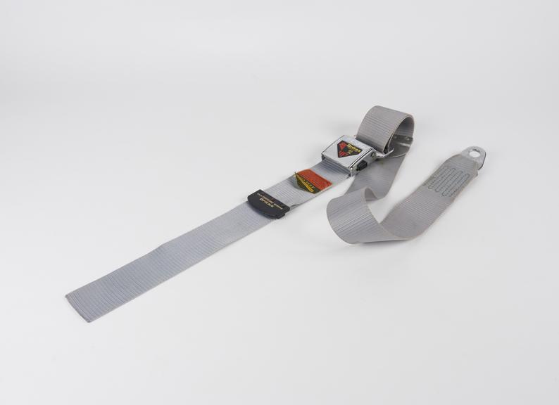 Length of Britax vehicle seat belt with anchorage device at one