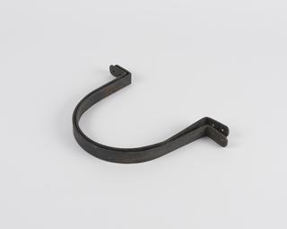 Two support brackets for Burgess motor car exhaust silencer