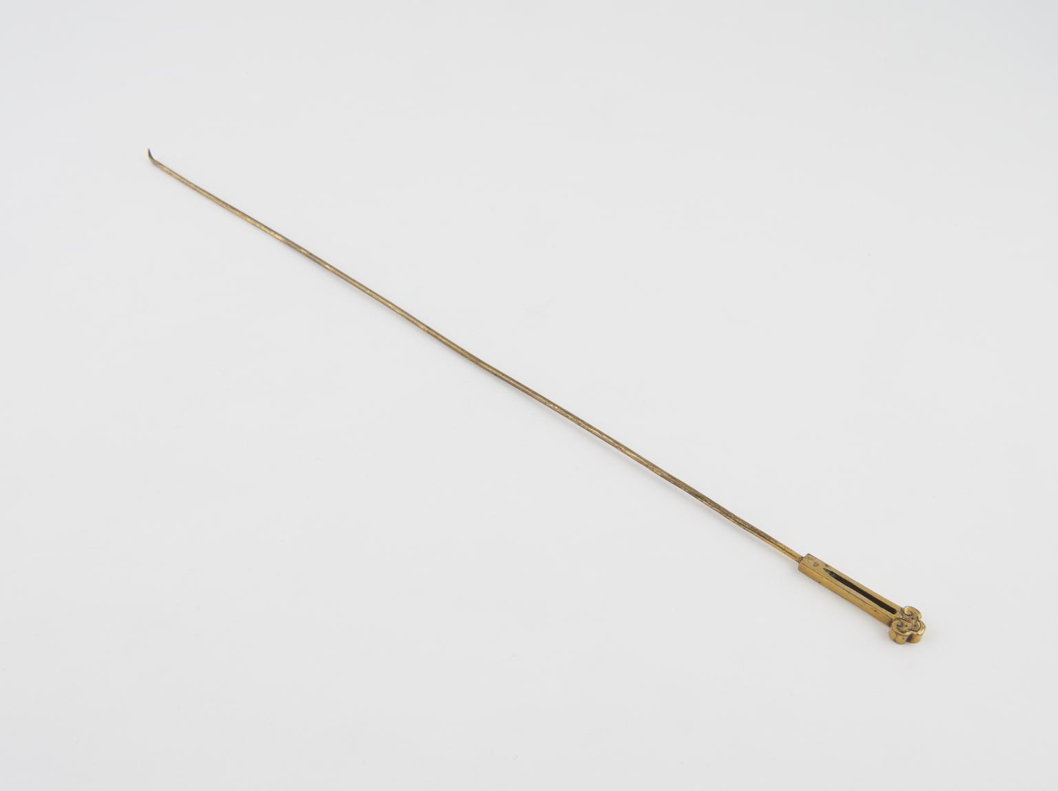 Measuring rod, brass and gilt, 1580-1600