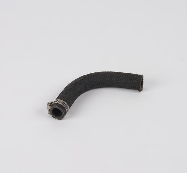 Length of flexible hose with jubilee clip