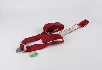 GQ Parachute Co. motor car safety harness section