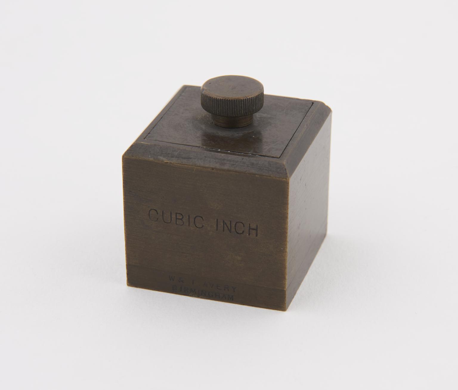 Cubic inch measure | Science Museum Group Collection