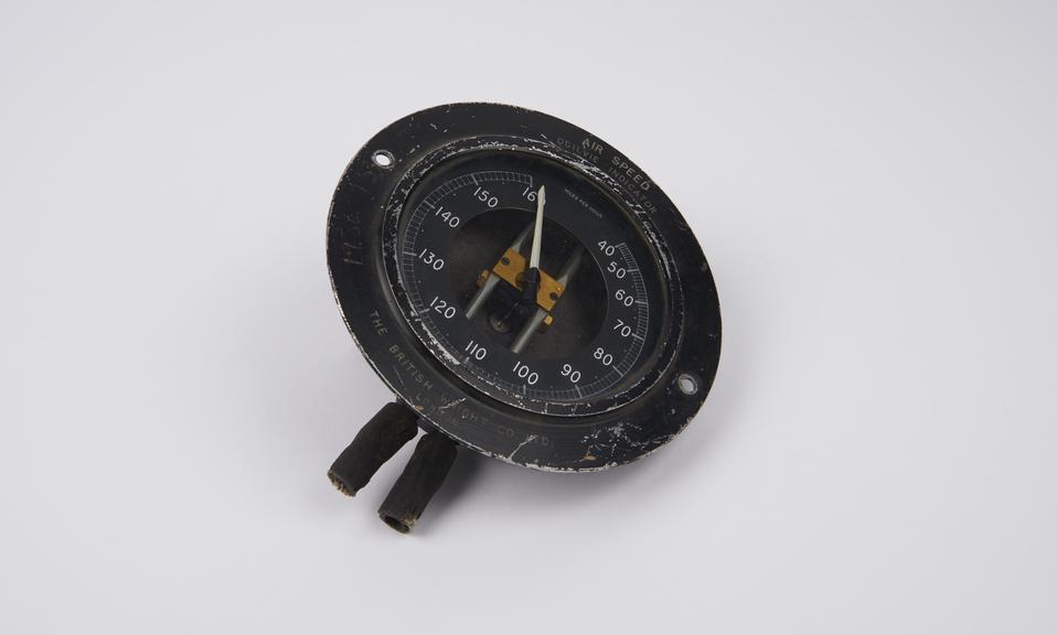 Ogilvie Air Speed Indicator, serial no. 20949X, 40 to 160 mph