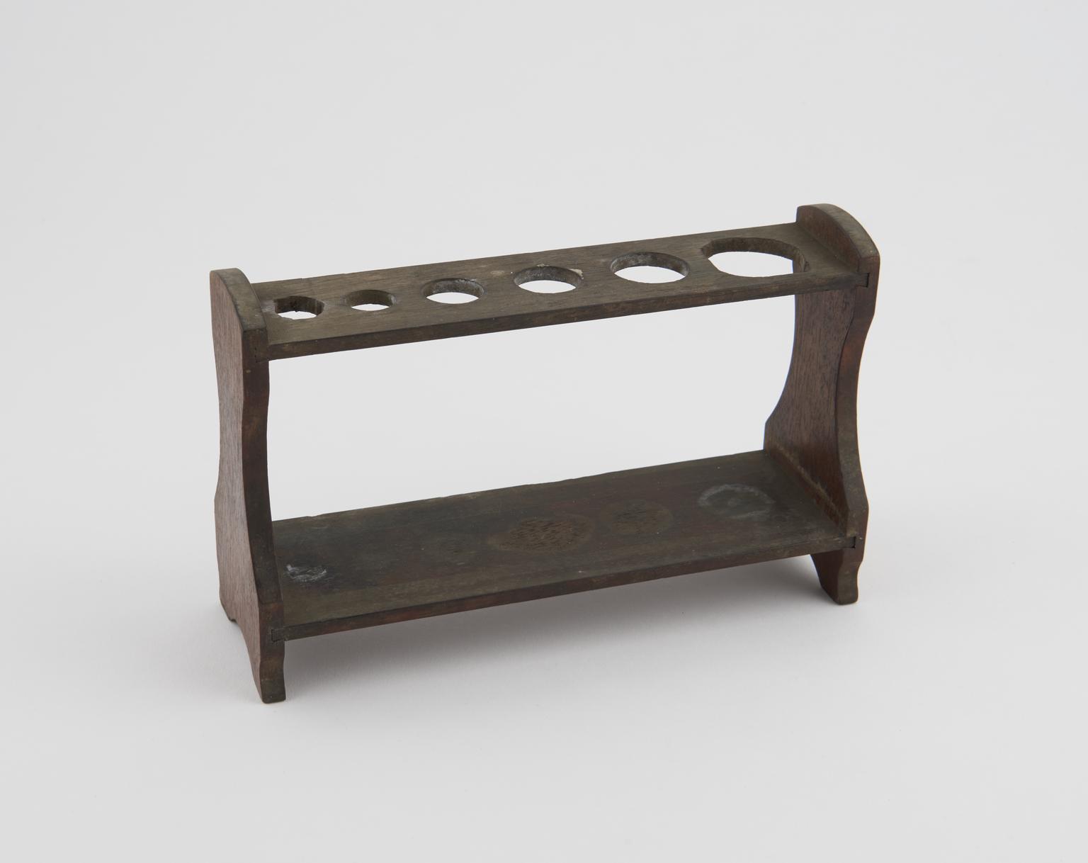 Test Tube Tea Rack Test tube rack, for six test tubes | Science Museum Group Collection