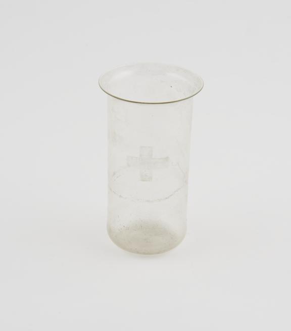 Swedish pharmacist?s measuring beaker, W: 45mm x H: 160mm