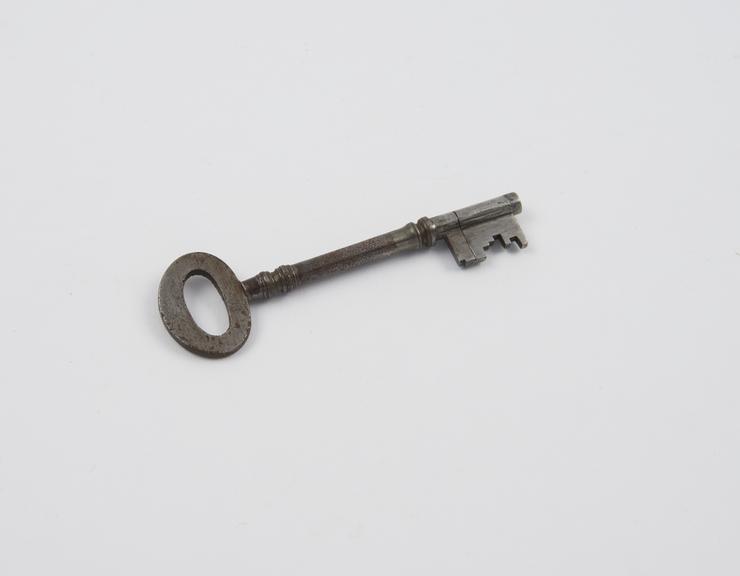 Key for large steel lock