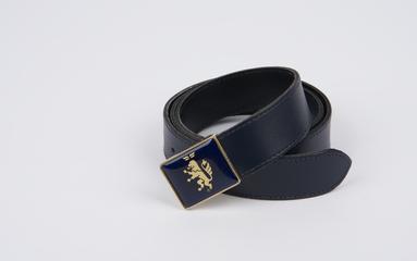 Pilot's leather belt with Caledonian Airways buckle
