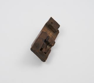 Ancient Scottish lock in wood (small)