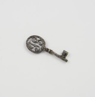 Key for steel lock