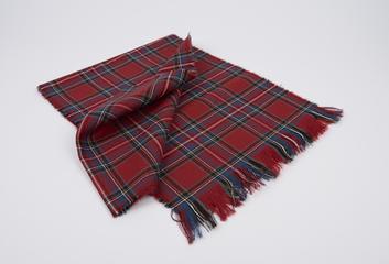 Caledonian Airways stewardess' tartan scarf