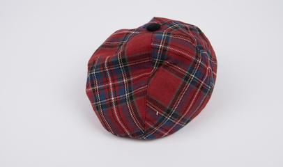 Caledonian Airways stewardess' tartan hat