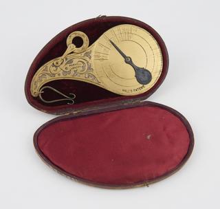 Brass self-indicating Letter Balance