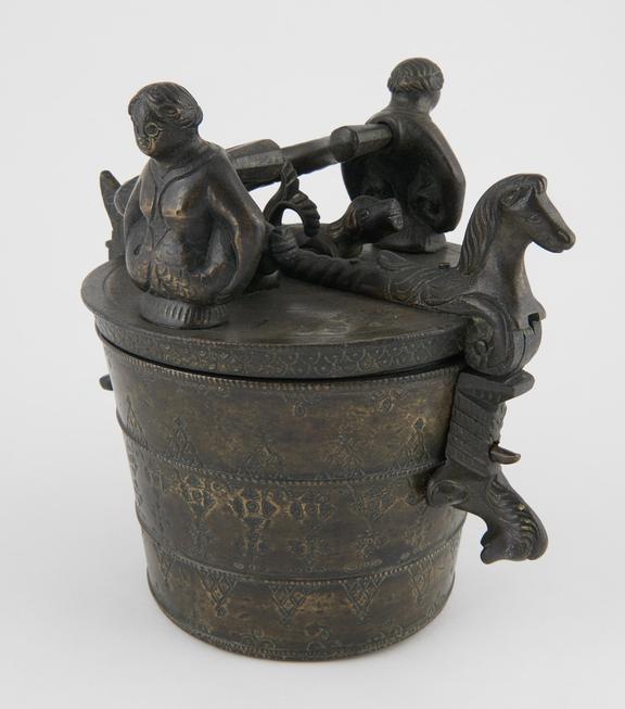 Large set of bronze Spanish cup-weights, 17th-18th cent