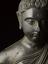 Basalt bust of Buddha, imitation of Gandhara style, Indian