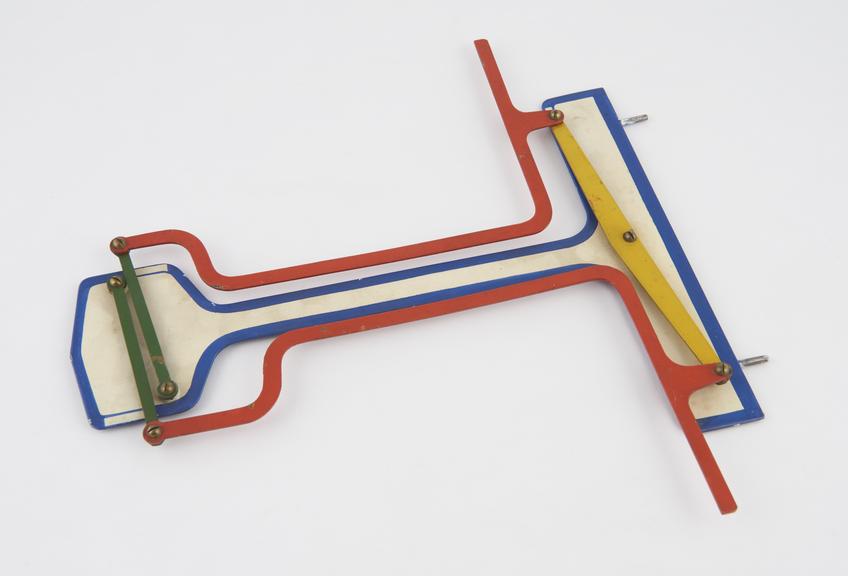 Skeleton model of weighing mechanism:- Inverted or Imperial