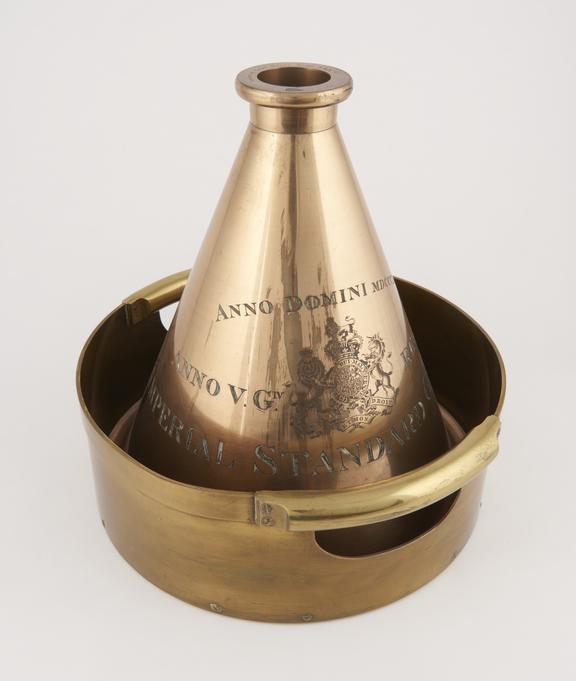 George IV Brass Imperial standard gallon, no