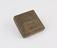 One of four Indian bronze weights, flat, rectangular, mid