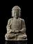 Bronze figure of Buddha, seated in lotus position