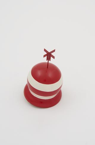 Spherical buoy, with a cross topmark
