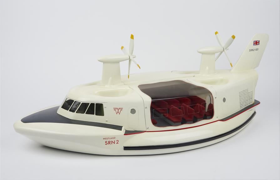 Scale model of S.R.N.2 hovercraft