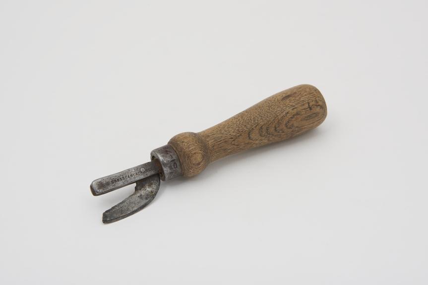 Can opener, marked 'Crosse & Blackwell'\ (K)night's Patent