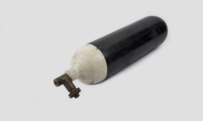 Gas cylinder from J S Peress diving suit