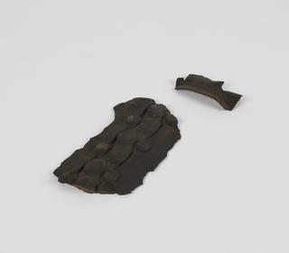 Tyre fragments from 1904 Triumph motorcycle