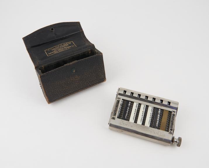 Golden Gem stylus-operated adding machine, patented 1904-1907