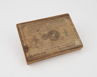 Lid for Webb's "Adder"