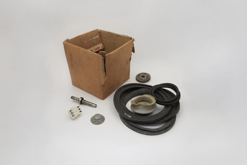 Thirty-five components from a Bendix DRS washing machine