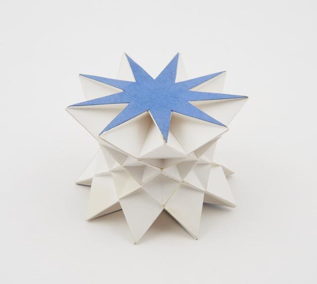 One of eighteen uniform polyhedra card models illustrating non