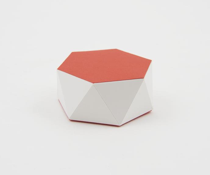 One of eighteen uniform polyhedra card models illustrating non