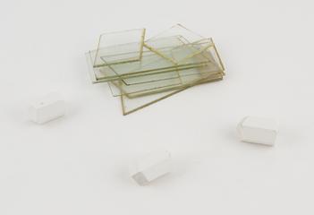 Four models illustrating the geometrical construction of the Honey Bee's cell