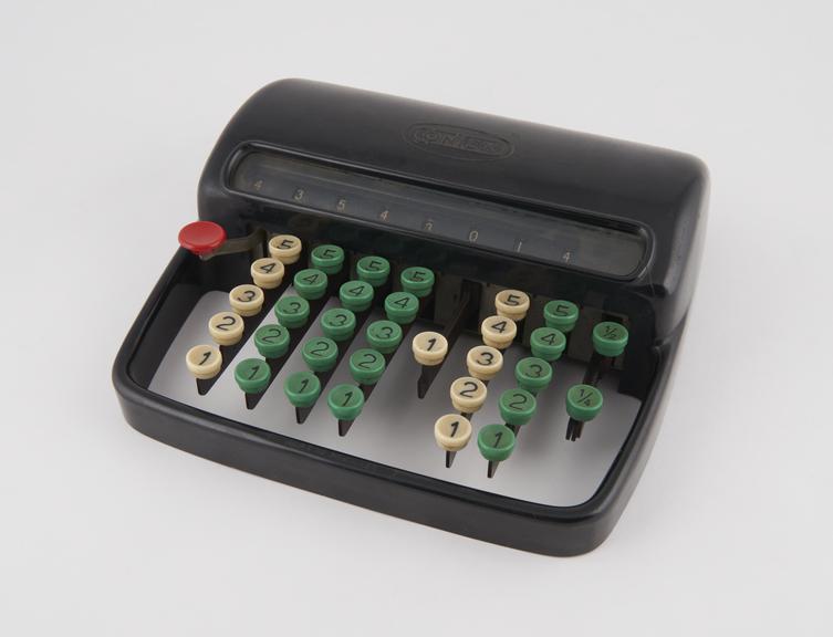 Contex 9 figure adding machine