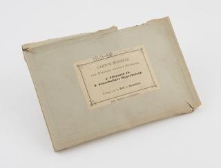 Packet for unassembled cardboard geometrical models; Ellipsoids of 30 circular sections