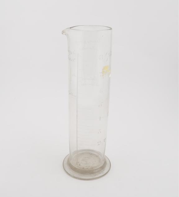 Measuring cylinder, Dring and Fage for Inland Revenue work