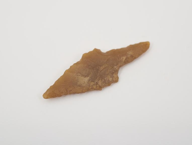 Flint hand tool from Qarun, Birkat (salt lake)