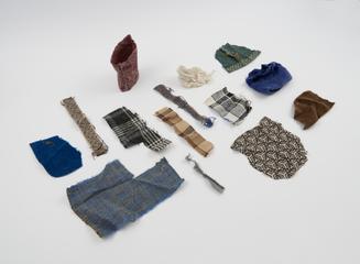 Cloth fragments from the British textile industry