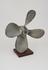 Metal model of 4- bladed screw propeller