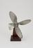 Metal model of 4-bladed screw propeller