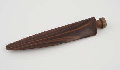 Propeller blade wind tunnel model, tapered on one long edge