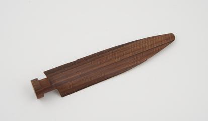 Propeller blade wind tunnel model, tapered on both long edges