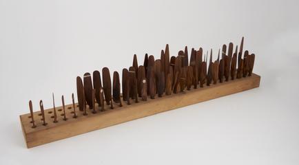 Propeller blades for wind tunnel model