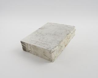 Sample of compressed polystyrene