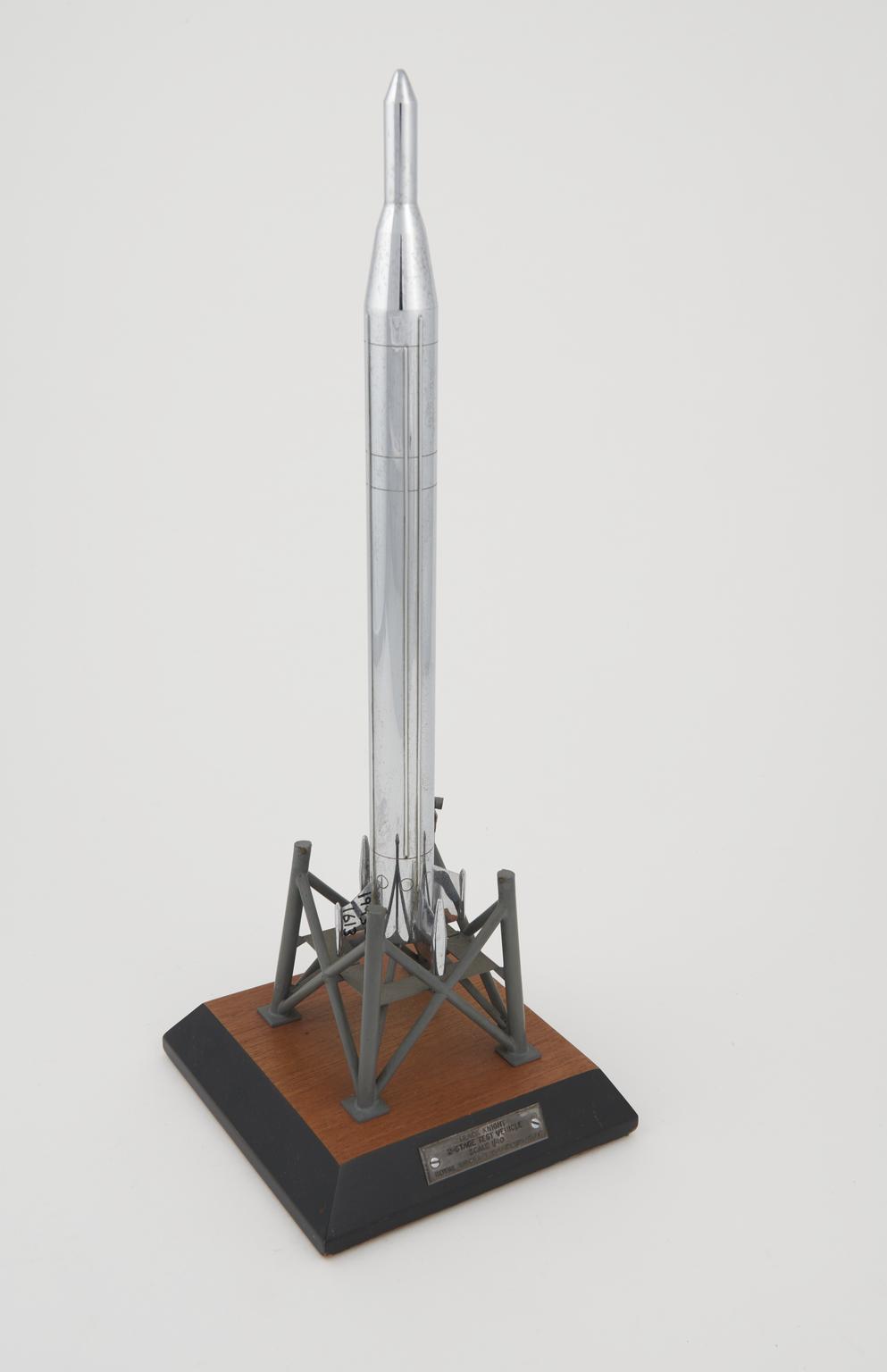 Model of British Black Knight two stage high altitude research rocket ...