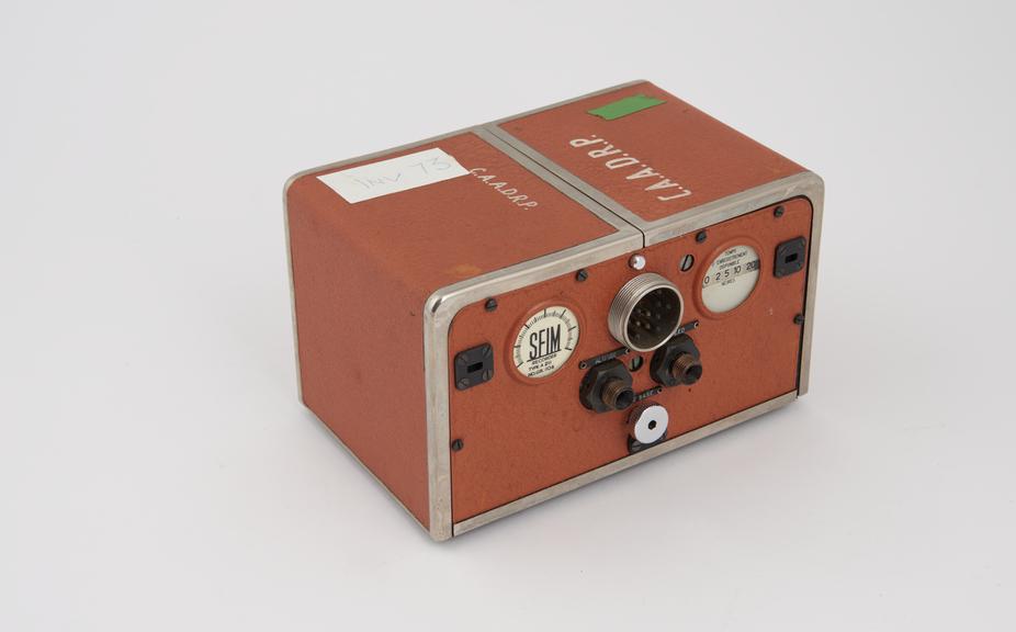 Orange painted SFIM Recorder employed in the UK C.A.A.D.R.P.