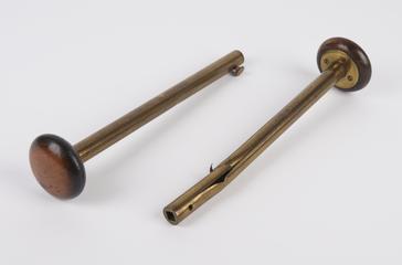 Two components for Airy's altazimuth telescope and mounting