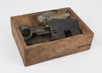 Component parts of Airy's altazimuth telescope and mounting